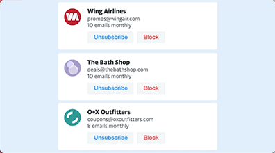 Yahoo Mail Plus Ad Blocker Controls