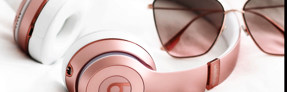 Beats by Dre headphones and Sunglasses